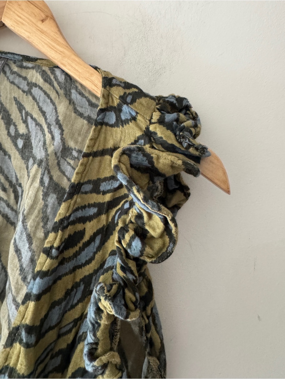 Anthropologie Tiger-Stripe Cutout Dress - Picture 5 of 7